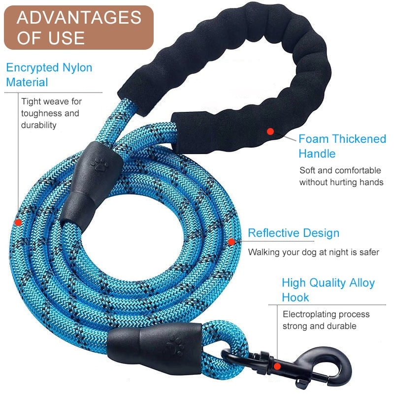 Strong Reflective Dog Leash